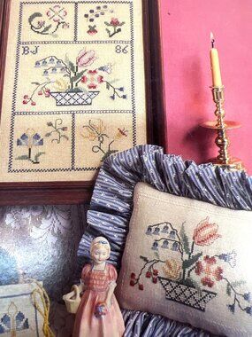 Newport Flowers Cross-Stitch Pattern Booklet By Tristan Brooks Designs